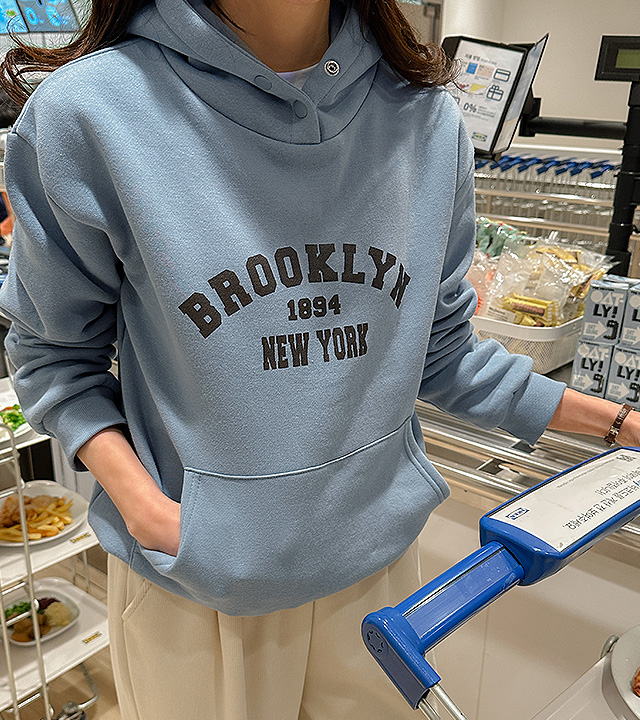 ニューヨークフード起毛マンツーマン