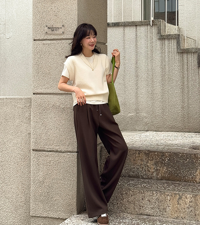 ピュアメリノールニットベスト