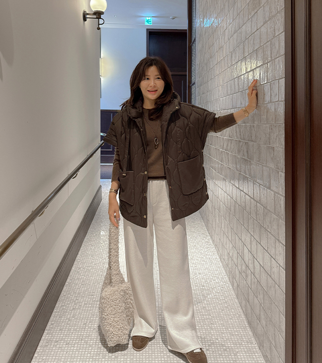 キューブケープパディングベスト