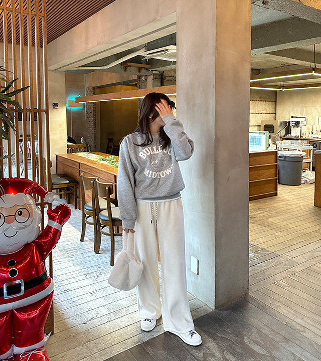 ウルライク絨毯ワイドパンツ