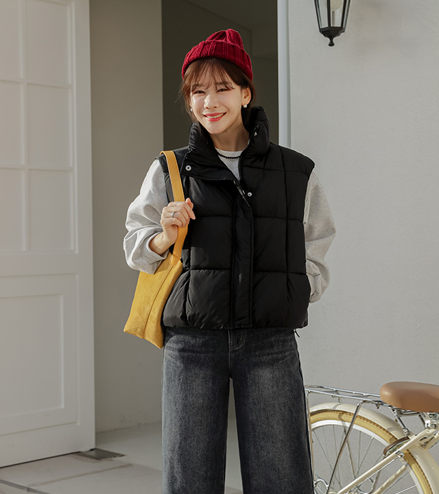 ヌーボーハイネックパディングベスト