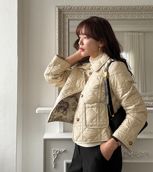 Dトワルキルティングジャケット（2種）