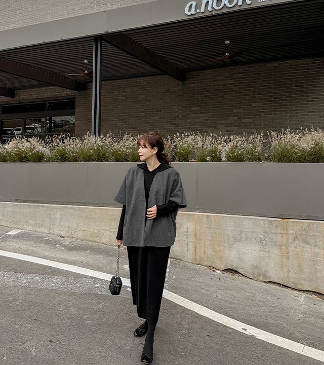 ルヘンケープウールコート 