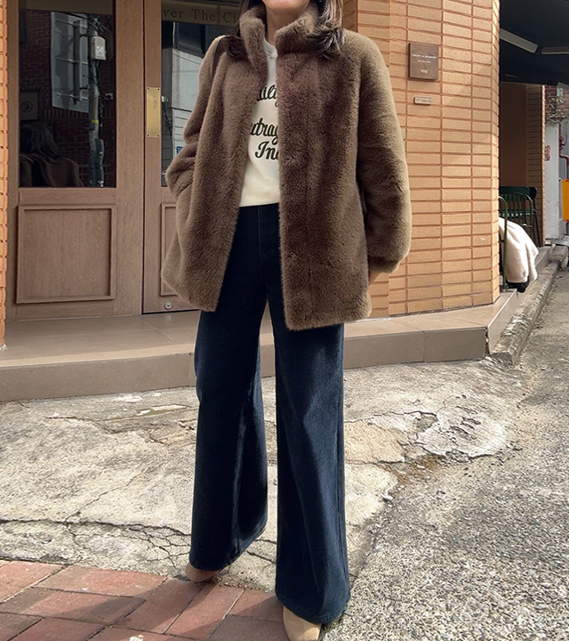 プレミアムリンサーワイド起毛デニム