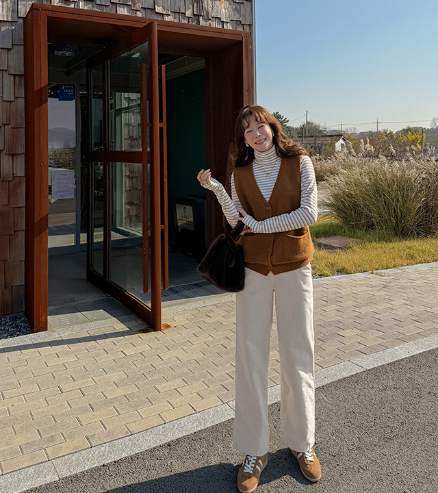 [MADE] ヒーリングコーデュロイワイドパンツ