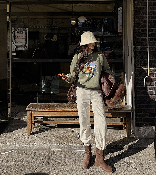 ローズピッチ起毛マンツーマン