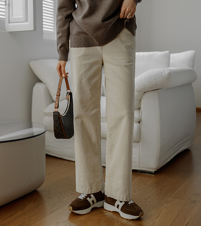 [MADE] ヒーリングコーデュロイワイドパンツ