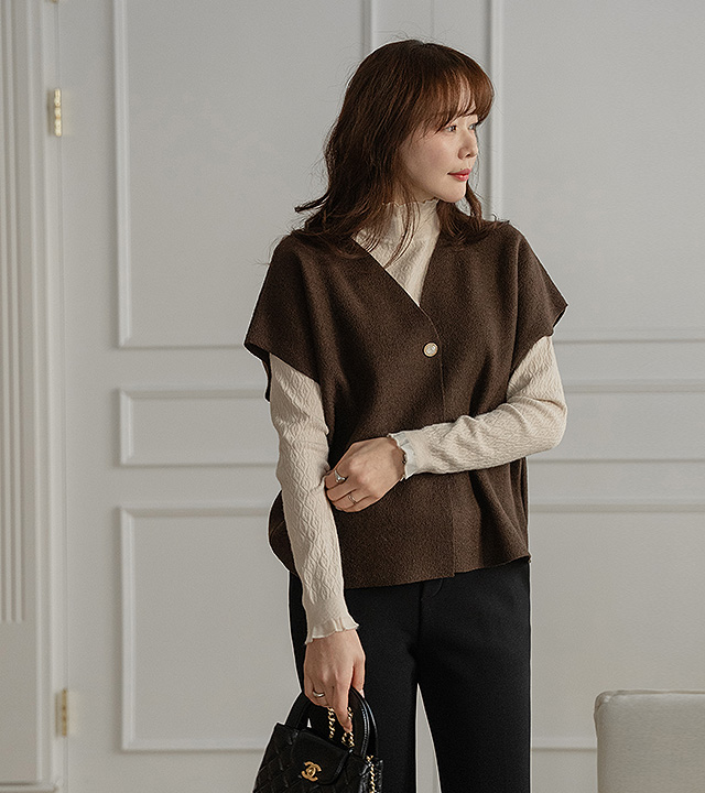 ユメルウールニットベスト