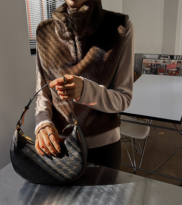 ベルンミンクファーのベスト 