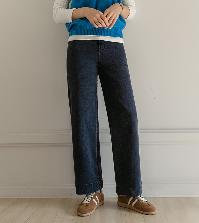 [MADE]ハトゥン起毛ワイドパンツ