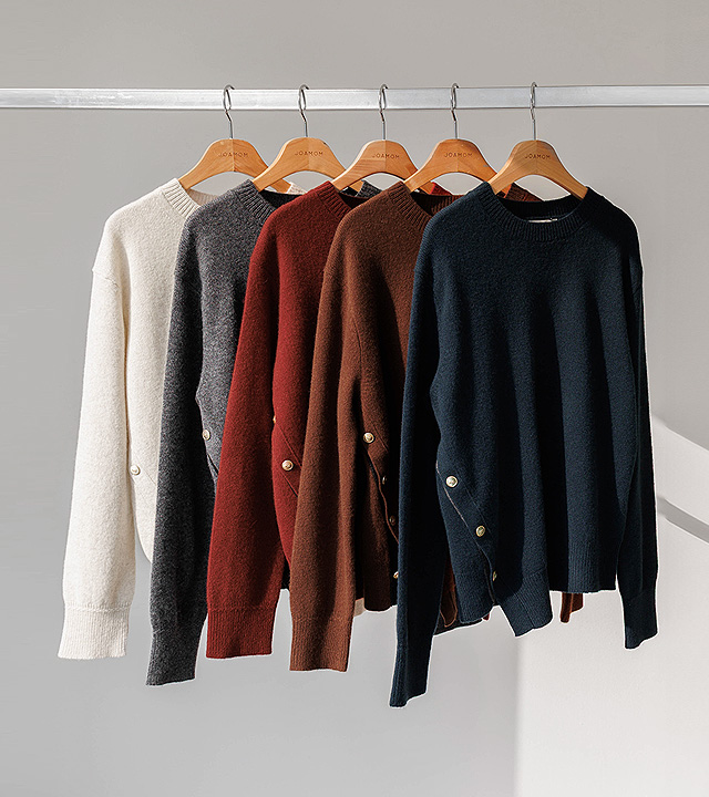 スラッシュメリーノールホルガメントニット