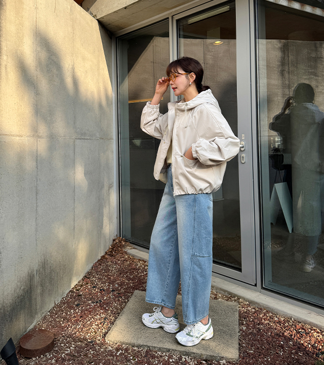 ポールカーブ切開排気フィットデニム