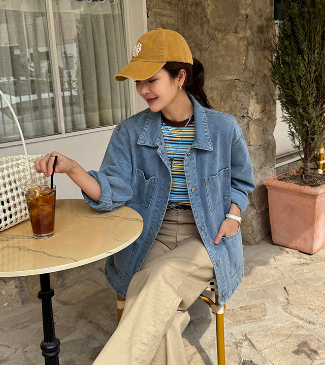 ルーシーハーフデニムジャケット