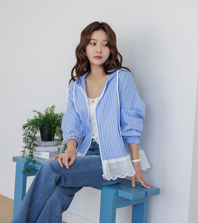 エラアイレットレースジャンパー