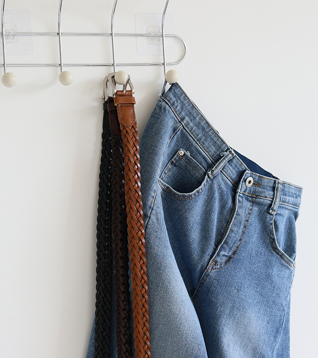 アーバンイタリアレザーウィービングベルト