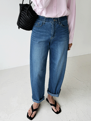 モアベラルクロップデニムパンツ