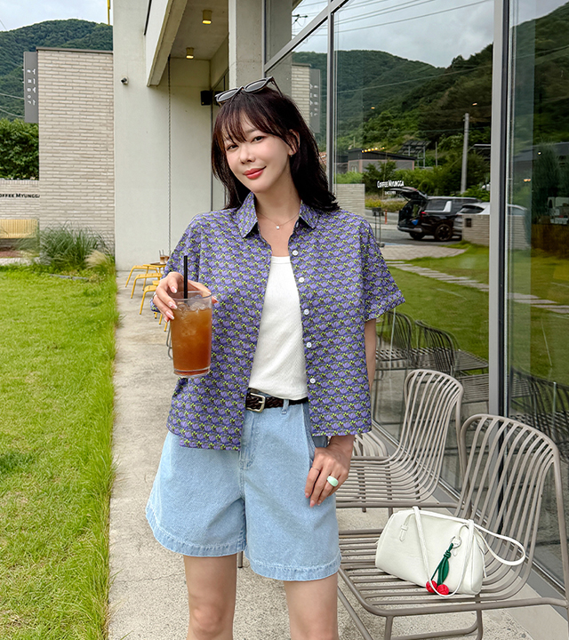 ワンダラストパターンシャツ