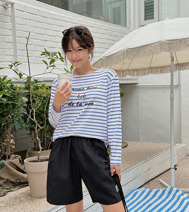 ストライプレタリングラッシュガード