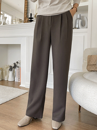 クロウピンタックワイドスラックス