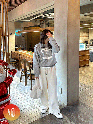 ウルライク絨毯ワイドパンツ