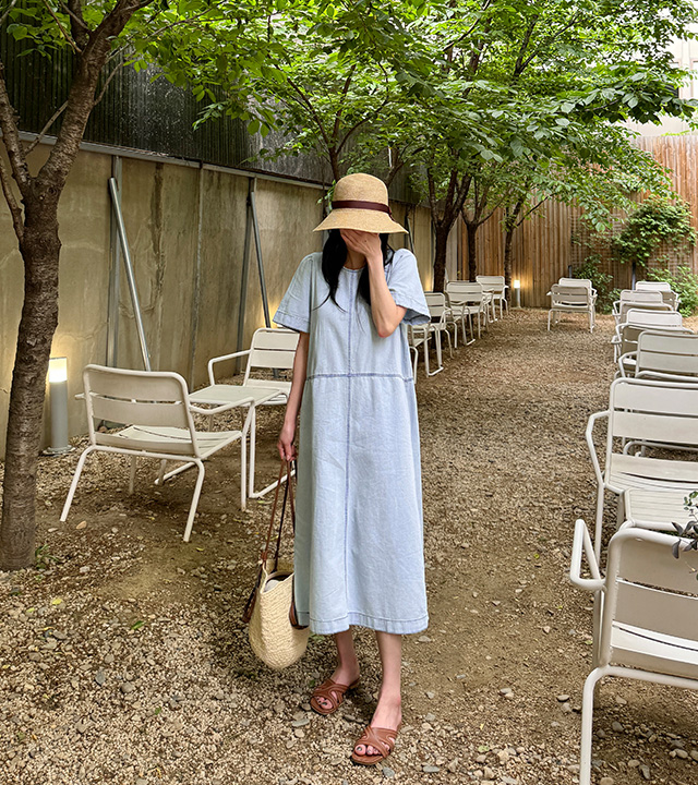 フレッシュサマーデニムワンピース