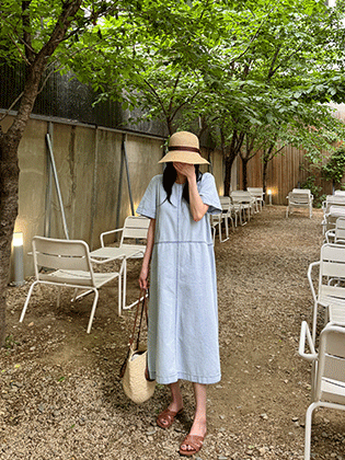 フレッシュサマーデニムワンピース