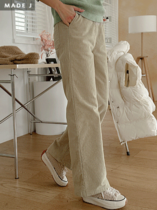 [MADE]ウィンターコーデュロイバンディングパンツ