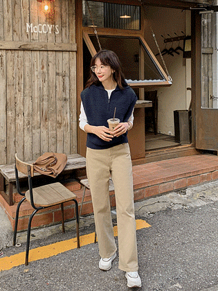 アンドワイドコットンパンツ