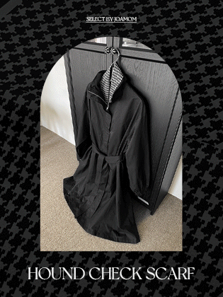 ハウンドチェック菱形スカーフ