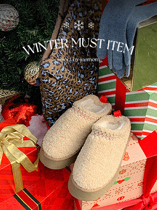 タズステッチアグスリッパ 