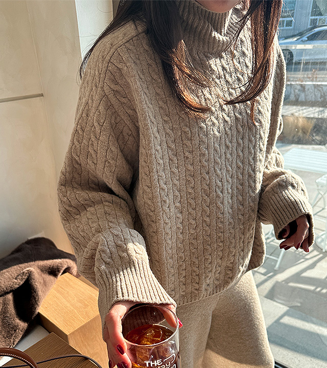 メリンケーブルポーラニット