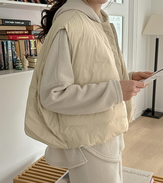 アバンピットダックダウンパディングベスト