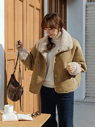 トフィーリバーシブルマスタングジャケット 