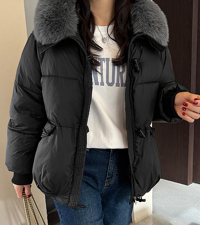 パーカラダッフルパディングジャンパー