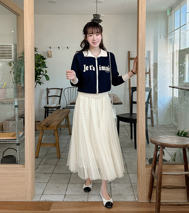 シャレースシフォンスカート