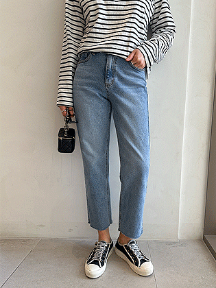 ダメージボイピットデニムパンツ