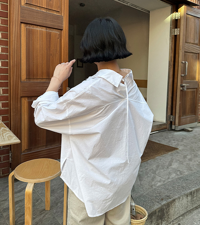 Dリングバックポイントシャツ