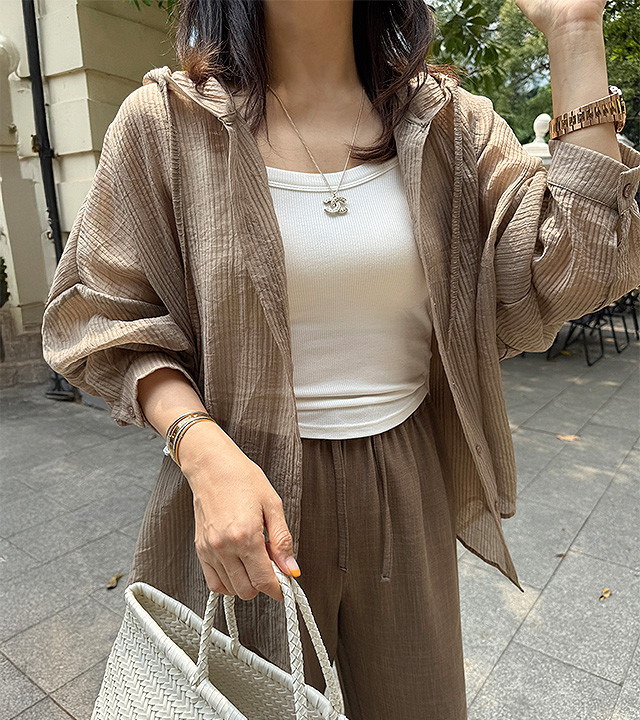 【MADE】ケープテンセルフードシャツ