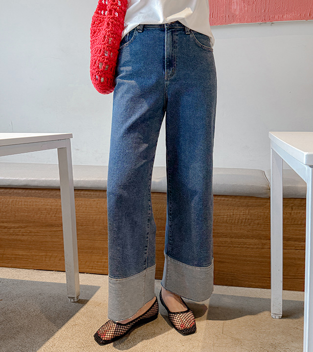 [MADE]エルビスワイドデニムパンツ