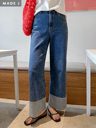 [MADE]エルビスワイドデニムパンツ
