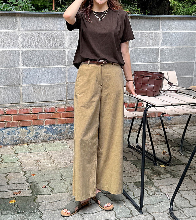 フォーマルエアリーワイドパンツ