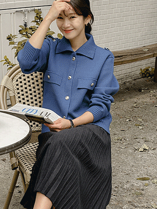 ロベットストラップニットカーディガン