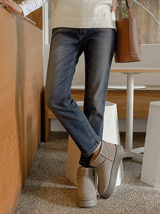 レクトウォッシュ起毛デニムパンツ