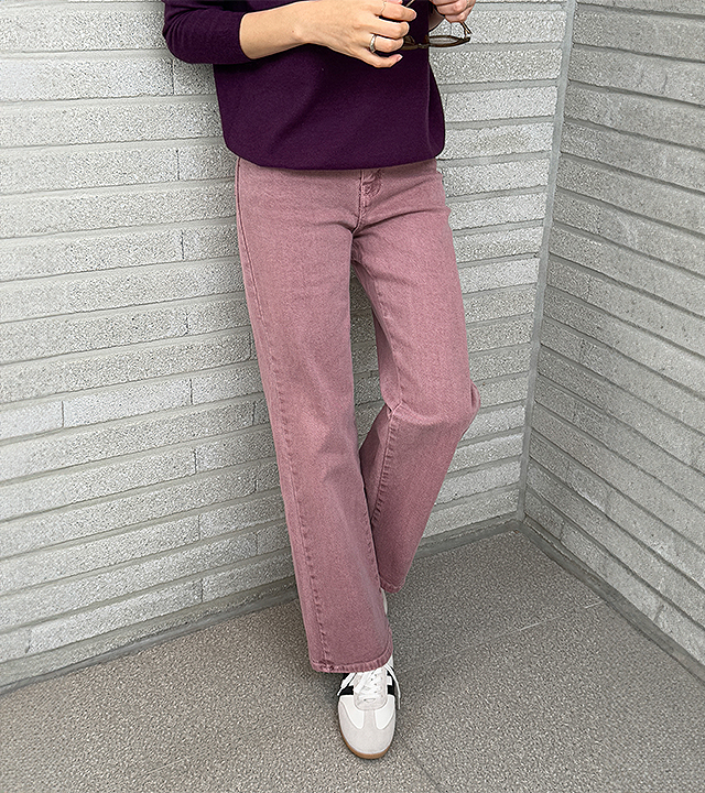 ニュートラルダイイングセミワイドパンツ