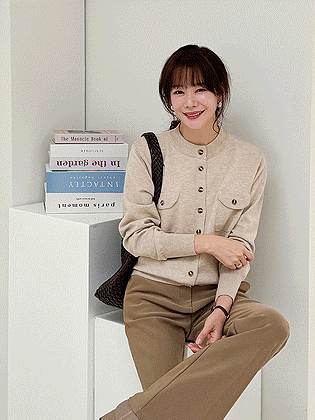 ローレントゥポケットニットカーディガン 