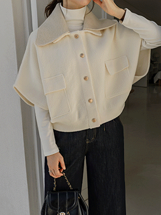 ザモードカーラケープカーディガン