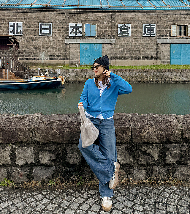 [MADE]コアウール100ホールガーメントニットカーディガン 