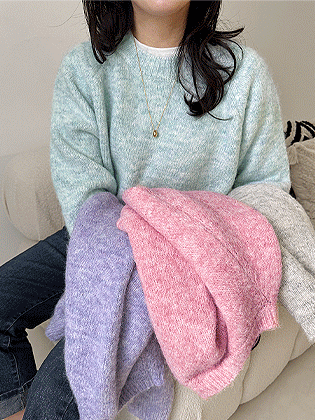 エリアボカシルーズニット