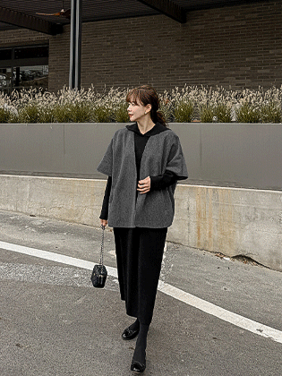 ルヘンケープウールコート 