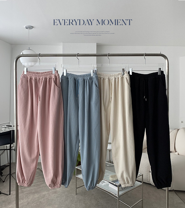 ボンボンフリースジョガーパンツ